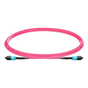 2m (7ft) MTP? PRO-12 (Male) to MTP? PRO-12 (Male) OM4 Multimode Elite Trunk Cable, 12 Fibers, Type B, Plenum (OFNP), Magenta Price in Dubai UAE