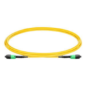 2m (7ft) MTP? PRO-12 (Male) to MTP? PRO-12 (Male) OS2 Single Mode Elite Trunk Cable, 12 Fibers, Type B, Plenum (OFNP), Yellow Price in Dubai UAE