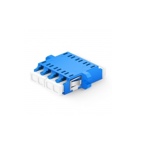 LC/UPC to LC/UPC Quad Single Mode Plastic Fiber Optic Adapter/Coupler with Flange #12067 Price in Dubai UAE