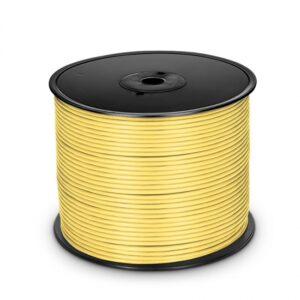 Cat5e Ethernet Bulk Cable, 1000ft (305m), UL Listed, 24AWG Solid Pure Bare Copper Wire, 350MHz, Unshielded (UTP), PVC CMR Yellow Price in Dubai UAE