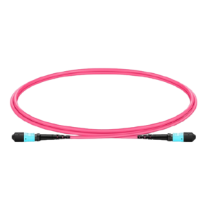 Customized 16-32 Fibers MTP?-16 OM4 Multimode Elite Trunk Cable, Plenum (OFNP), Magenta #132843 Price in Dubai UAE