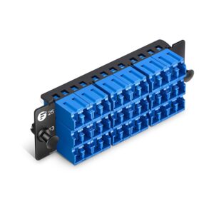 FHD Fiber Adapter Panel, 36 Fibers OS2 Single Mode, 18 x LC UPC Duplex (Blue) Adapter, Ceramic Sleeve Price in Dubai UAE