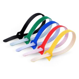 25pcs/Bag 10in.L x 0.5in.W T type Reusable Cable Ties-Colorful Price in Dubai UAE