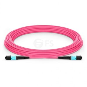 Customized 24-144 Fibers Senko MPO-24 OM4 Multimode Elite Trunk Cable, Magenta #30931 Price in Dubai UAE