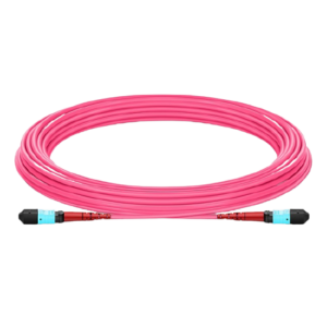 Customized 24-144 Fibers MTP?-24 OM4 Multimode Elite Trunk Cable, Magenta #31014 Price in Dubai UAE