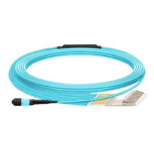 Customized 8-144 Fibers MTP?-12 OM3 Multimode Elite Breakout Cable, Aqua #31098 Price in Dubai UAE