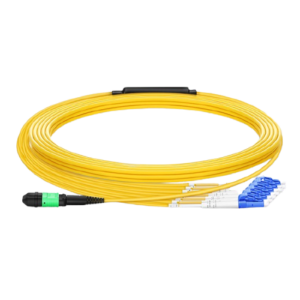 Customized 8-144 Fibers Senko MPO-12 OS2 Single Mode Elite Breakout Cable, Yellow #31135 Price in Dubai UAE