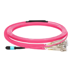 Customized 24-144 Fibers Senko MPO-24 OM4 Multimode Elite Breakout Cable, Magenta #31191 Price in Dubai UAE