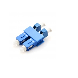 LC/UPC Female to SC/UPC Male Duplex Single Mode Plastic Fiber Optic Adapter/Coupler #32579 Price in Dubai UAE