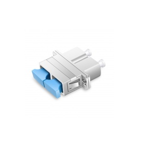 LC-SC Hybrid Duplex SM/MM Metal Fiber Optic Adapter/Coupler, Female to Female #32596 Price in Dubai UAE