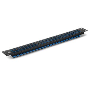 FHU 1U 19'' Fiber Adapter Panel, 48 Fibers OS2 Single Mode, 24 x SC UPC Duplex (Blue) Adapter, Ceramic Sleeve Price in Dubai UAE