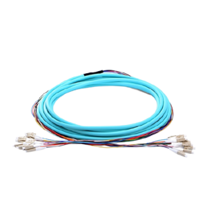 Customized 4 Fibers OM3 Multimode LC/SC/FC/ST/LSH Indoor Tight-Buffered Multi-Fiber Breakout Cable #39041Price in Dubai UAE