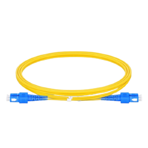 1m (3ft) SC UPC to SC UPC Duplex OS2 Single Mode PVC (OFNR) 2.0mm Fiber Optic Patch Cable #40234 Price in Dubai UAE