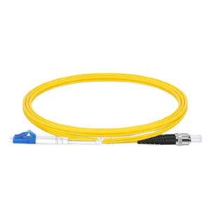 1m (3ft) ST UPC to ST UPC Duplex OS2 Single Mode PVC (OFNR) 2.0mm Fiber Optic Patch Cable #40423 Price in Dubai UAE
