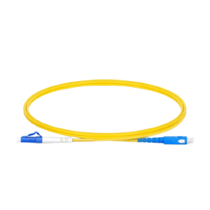 1m (3ft) LC UPC to SC UPC Simplex OS2 Single Mode PVC (OFNR) 2.0mm Fiber Optic Patch Cable #40459 Price in Dubai UAE