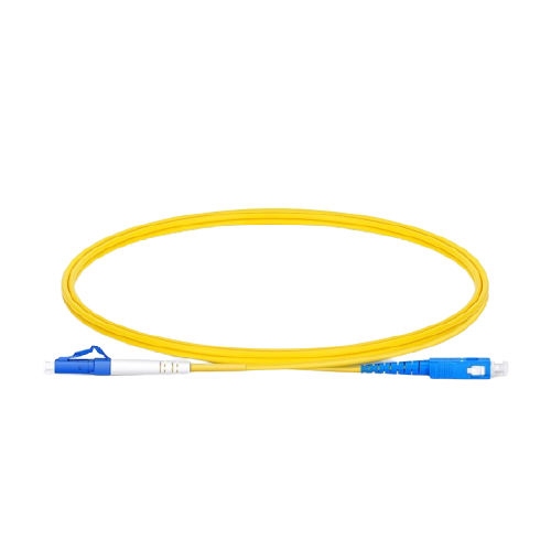 1m (3ft) LC UPC to SC UPC Simplex OS2 Single Mode PVC (OFNR) 2.0mm Fiber Optic Patch Cable #40459 Price in Dubai UAE