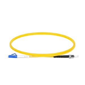 1m (3ft) LC UPC to ST UPC Simplex OS2 Single Mode PVC (OFNR) 2.0mm Fiber Optic Patch Cable #40627 Price in Dubai UAE