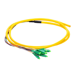 1.5m (5ft) LC APC 12 Fibers OS2 Single Mode Bunch PVC (OFNR) 0.9mm Fiber Optic Pigtail #42312 Price in Dubai UAE