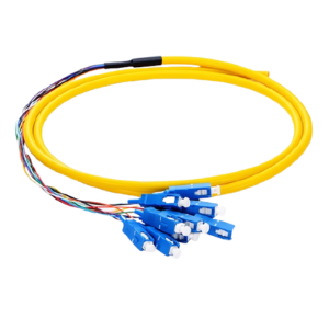1.5m (5ft) SC UPC 12 Fibers OS2 Single Mode Bunch PVC (OFNR) 0.9mm Fiber Optic Pigtail #42410 Price in Dubai UAE