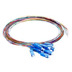 1m (3ft) SC UPC 12 Fibers OS2 Single Mode Unjacketed Color-Coded Fiber Optic Pigtail #42458 Price in Dubai UAE