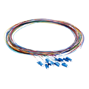 1m (3ft) LC UPC 12 Fibers OS2 Single Mode Unjacketed Color-Coded Fiber Optic Pigtail #42459 Price in Dubai UAE