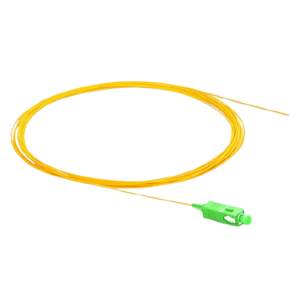 1m (3ft) SC APC Simplex OS2 Single Mode PVC (OFNR) 0.9mm Fiber Optic Pigtail #42472 Price in Dubai UAE