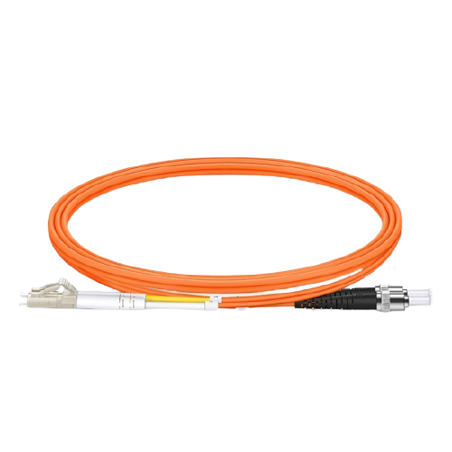 1m (3ft) LC UPC to ST UPC Duplex OM1 Multimode PVC (OFNR) 2.0mm Fiber Optic Patch Cable #43466 Price in Dubai UAE