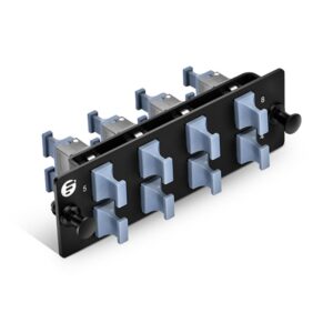 FHD Fiber Adapter Panel, OM3/OM4, 8 x MTP? Key Up to Key Up (Charcoal Gray) Adapter Price in Dubai UAE