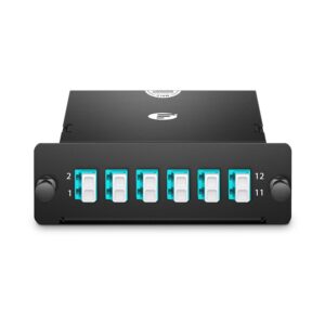 FHD MTP?-12 Cassette, 12 Fibers OM4 Multimode, Type A, MTP? to 6 x LC Duplex (Aqua), 0.35dB max Price in Dubai UAE