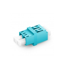 LC/UPC to LC/UPC Duplex OM3/OM4 Multimode Fiber Optic Adapter/Coupler without Flange #61898 Price in Dubai UAE