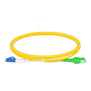1m (3ft) LC UPC to SC APC Duplex OS2 Single Mode PVC (OFNR) 2.0mm Fiber Optic Patch Cable #62926 Price in Dubai UAE