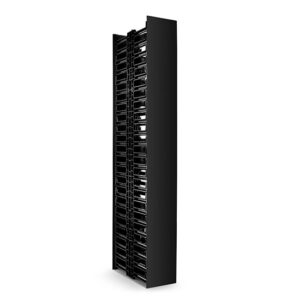45U 4.9" Wide Plastic Dual Sided Vertical Cable Manager, (2) 22.5U Sections with Cover Price in Dubai UAE