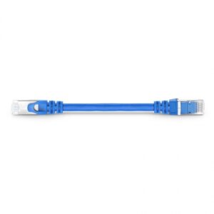 6in (0.15m) Cat6a Snagless Shielded (SFTP) PVC CMX Ethernet Network Patch Cable, Blue Price in Dubai UAE