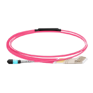 1m (3ft) MTP? Female to 4 LC UPC Duplex 8 Fibers Type B Plenum (OFNP) OM4 50/125 Multimode Elite Breakout Cable, Magenta Price in Dubai UAE