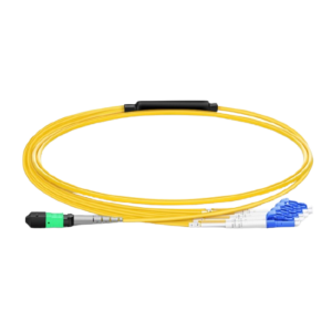 1m (3ft) MTP? Female to 4 LC UPC Duplex 8 Fibers Type B Plenum (OFNP) OS2 9/125 Single Mode Elite Breakout Cable, Yellow Price in Dubai UAE