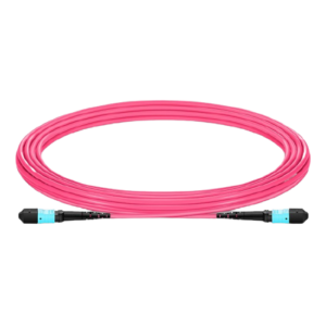 5m (16ft) MTP?-12 (Female) to MTP?-12 (Female) OM4 Multimode Elite Trunk Cable, 12 Fibers, Type A, Plenum (OFNP), Magenta Price in Dubai UAE