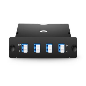 FHD MTP?-8 Cassette, 8 Fibers OS2 Single Mode, Universal Polarity, MTP? to 4 x LC Duplex (Blue), 0.35dB max Price in Dubai UAE