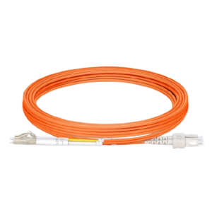 3m (10ft) LC UPC to SC UPC Duplex 3.0mm PVC (OFNR) OM1 Multimode Fiber Optic Patch Cable #68831 Price in Dubai UAE