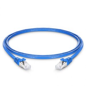 3ft (0.9m) Cat6 Snagless Shielded (SFTP) PVC CMX Ethernet Network Patch Cable, Blue Price in Dubai UAE