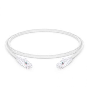 3ft (0.9m) Cat5e Snagless Unshielded (UTP) PVC CM Ethernet Patch Cable, White Price in Dubai UAE