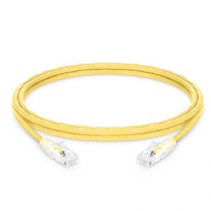 8ft (2.4m) Cat5e Snagless Unshielded (UTP) PVC CM Ethernet Patch Cable, Yellow Price in Dubai UAE