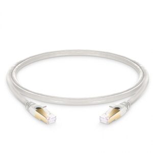 20ft (6.1m) Cat8 Snagless Shielded (SFTP) PVC CM Ethernet Network Patch Cable, Off-White Price in Dubai UAE