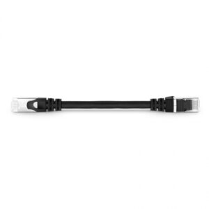 6in (0.15m) Cat6a Snagless Shielded (SFTP) PVC CM Ethernet Network Patch Cable, Black Price in Dubai UAE