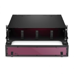 FHD High Density 2U Rack Mount Enclosure Unloaded, Sliding Drawer, Holds up to 8 x FHD Cassettes or Panels, 288 Fibers (LC) Price in Dubai UAE