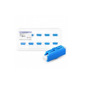 LC/UPC to LC/UPC Simplex Single Mode Plastic Fiber Optic Adapter/Coupler without Flange (10pcs/Pack) #76103 Price in Dubai UAE