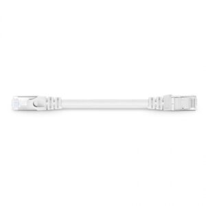 6in (0.15m) Cat6a Snagless Shielded (SFTP) PVC CM Ethernet Network Patch Cable, White Price in Dubai UAE