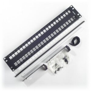 Belden AX103115- KEYCONNECT 2U 48PORT PATCH PANEL UNLOADED-BLACK Price in Dubai UAE