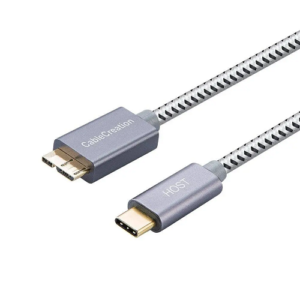 CableCreation Micro-B 3.0 Type C 1 Feet/0.3 Meters, #CC0755 Price in Dubai UAE