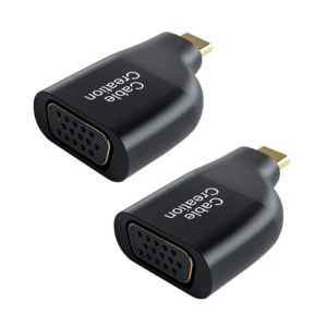 CableCreation USB-C to VGA Adapter Mini Size,?2PACK?, #CD0612-2 Price in Dubai UAE