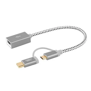 CableCreation Micro USB + USB C to USB 2.0 Female Adapter Cable, #CC0673 Price in Dubai UAE